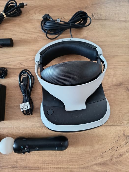 Zestaw PlayStation VR V2 (PSVR) + 2x Move + Gry Iron Man / Tekken 7