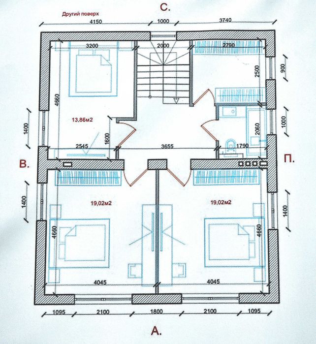 Двоповерховий будинок з газом, 5 соток землі, без комісії