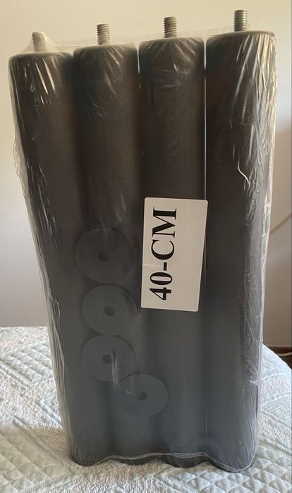 Conjunto 4 pés metálicos 40cm altura