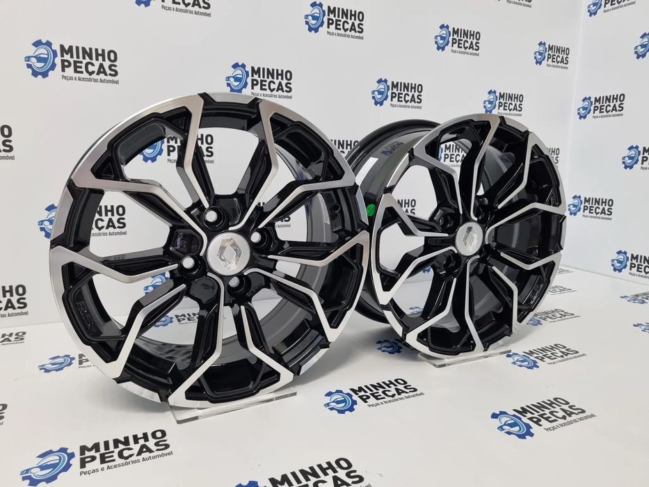 Jantes Renault Clio RS em 15 Preto Polido (4x100)