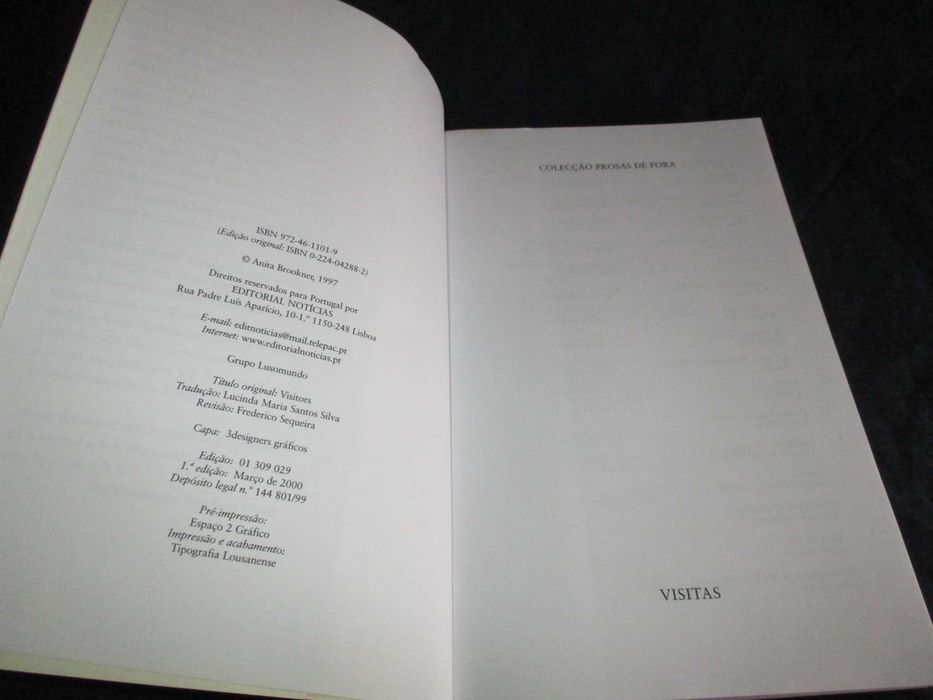 Livro Visitas Anita Brookner Casa das Letras