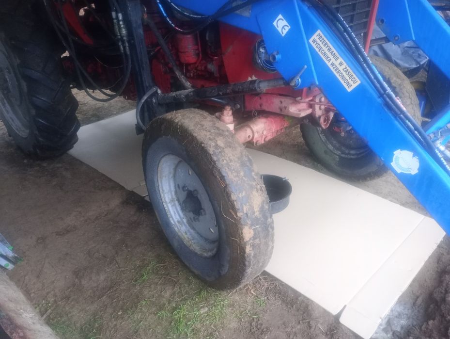 Traktor ciągnik MTZ 50 Belarus tur widły łyżka