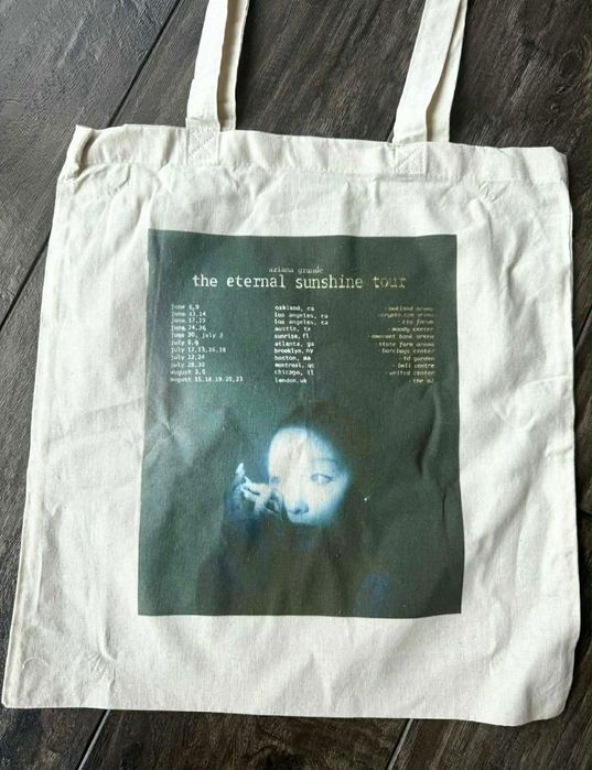 Torba bawełniana torebka tote bag bawełna Ariana Grande