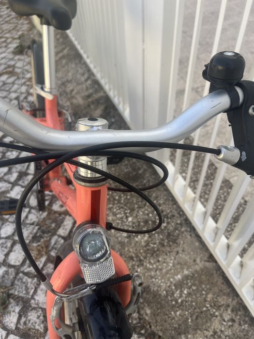 Bicicleta Criança B'TWIN Riverside 20" (Coral / Salmão)