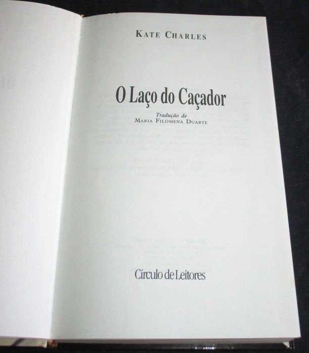 Livro O laço do caçador Kate Charles