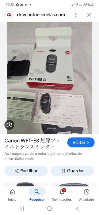 Transmissor Canon WFT-8