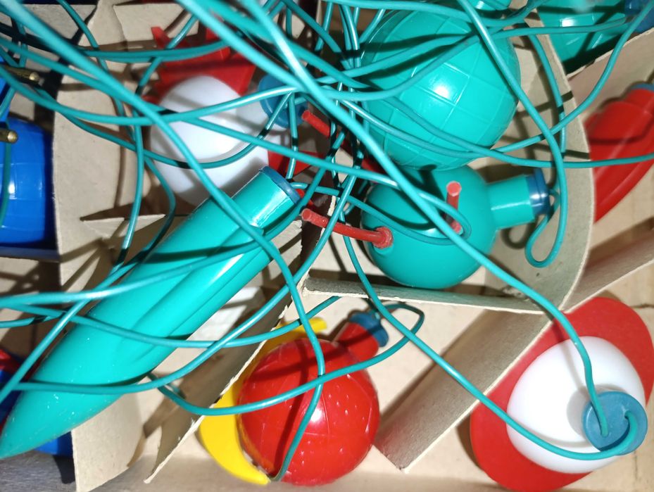 Гирлянда на ёлку из СССР "космос"