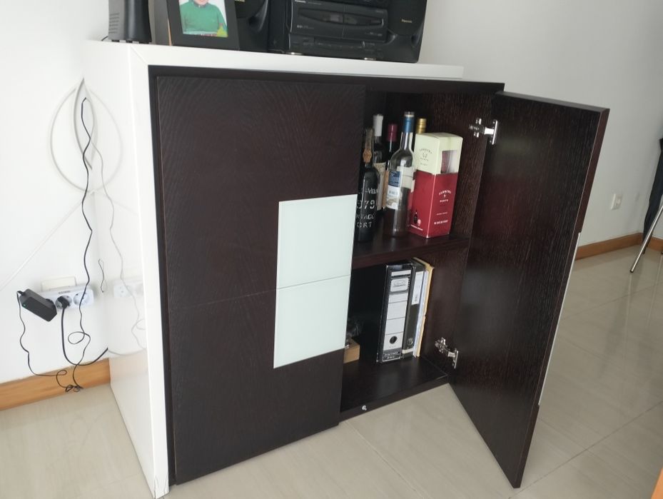 Conjunto de Moveis de sala em wenge