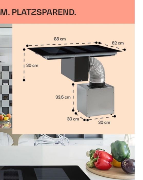 Індукційна плита витяжка з Німеччини Klarstein Full House 10039858