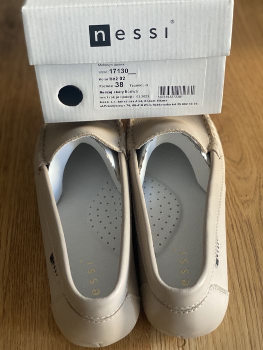 Nessi Mokasyny rozmiar 38