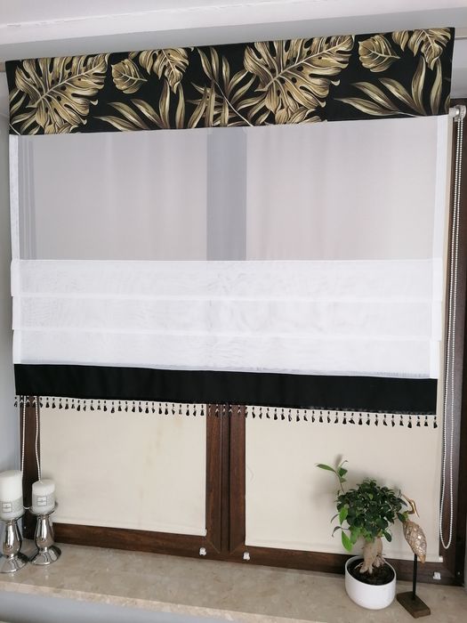 Firany, panele, roletki, ekrany - panel basic classic shine