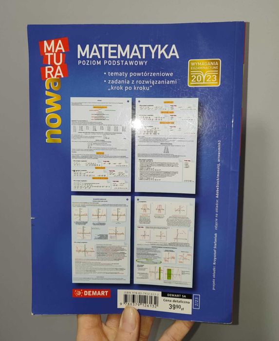 Matematyka poziom podstawowy repetytorium nowa matura