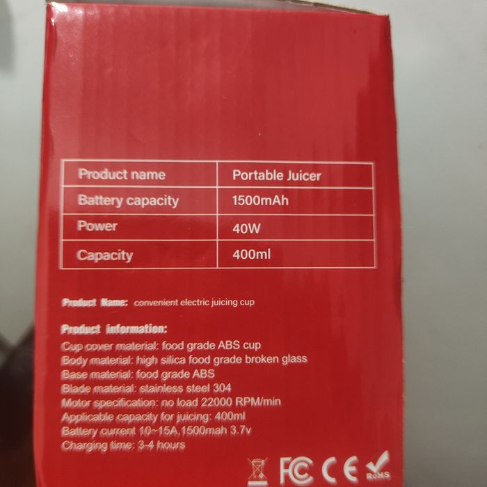 Liquidificador portátil