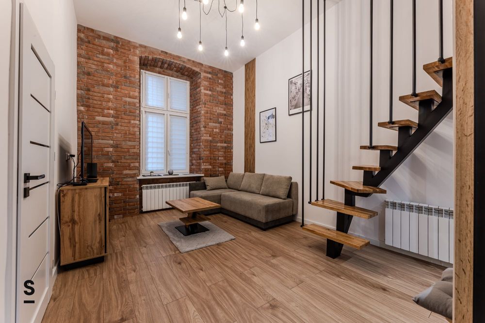 Studio z antresolą na Piotrkowskiej