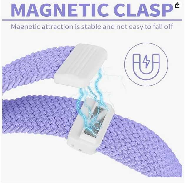 Kytuwy nylonowy pasek do zegarka Samsung Galaxy Watch kolor fiolet