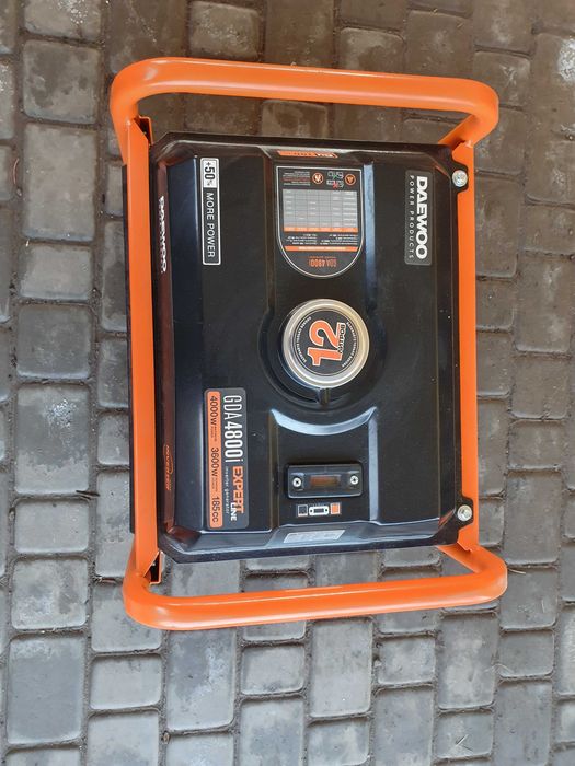 генератор Daewoo GDA 4800i, 4инвертор, б/у 3 - 3,5 часа,