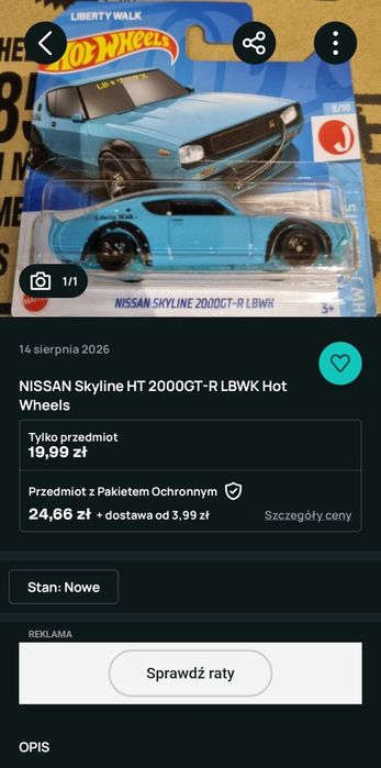 Modele ze zdjęć Hot wheels