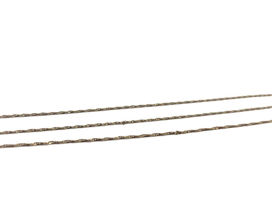 Elegancki złoty łańcuszek 585 splot singapur długość 52 cm