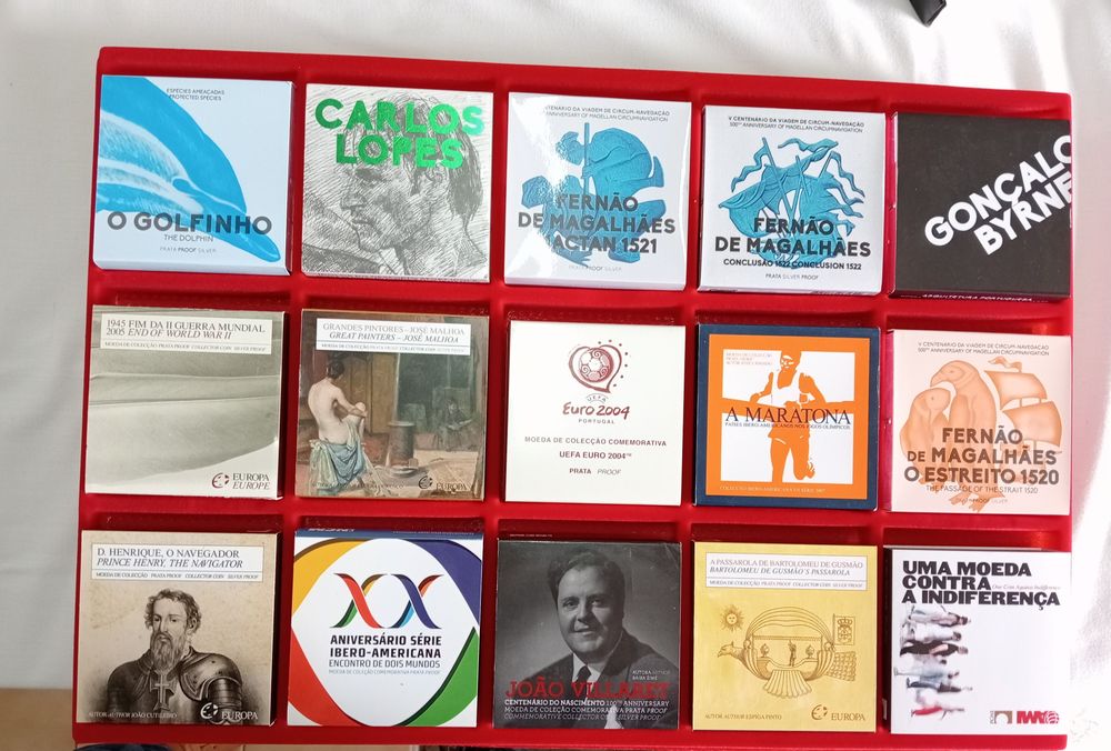 Moedas prata Proof portuguesas