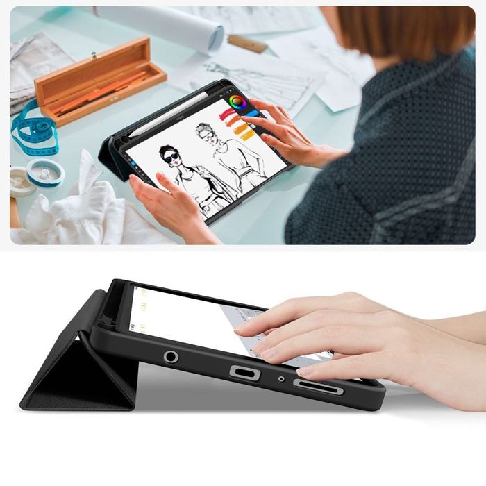 Tech-Protect SC Pen etui do Galaxy Tab A9 / A11 8.7 X110 / X115 / X133 / X135 czarny