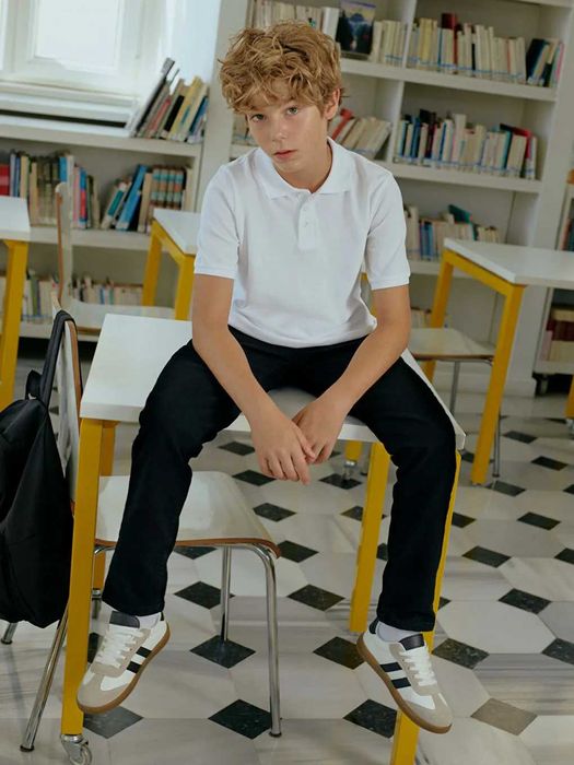 Белая футболка поло LC Waikiki