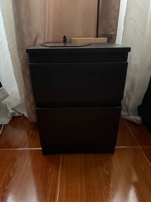 Cómoda KULLEN com 2 gavetas, 35x49 cm