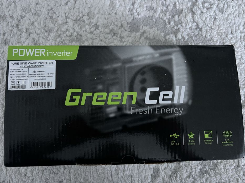 Перетворювач Інвентор чистий синус 12v на 220v 500ВАТ мах 1000ВАТ