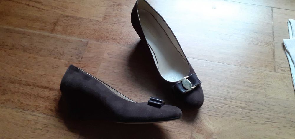 Buty skórzane czółenka