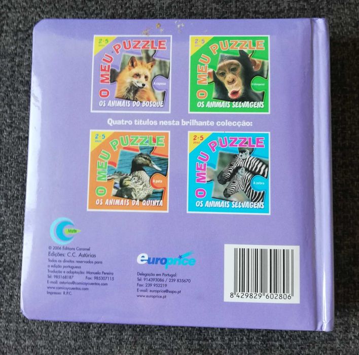 O Meu Puzzle: Os Animais do Bosque