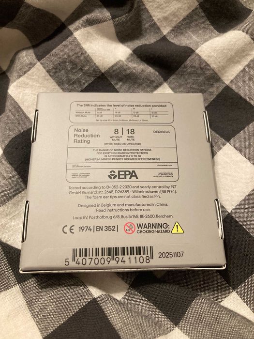 Loop Engage 2 Plus szare - zatyczki / stopery do uszu