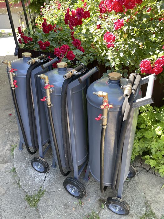 Піскоструй 50л з газового балона