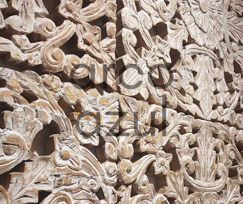 ARTESANAL: Cabeceira de Cama Mandala 170x170cm By Arcoazul