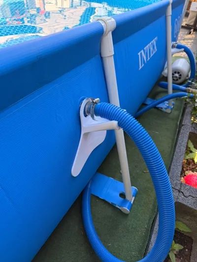 Suporte Mangueira Piscina Intex/Marimex/Bestway D30-40mm