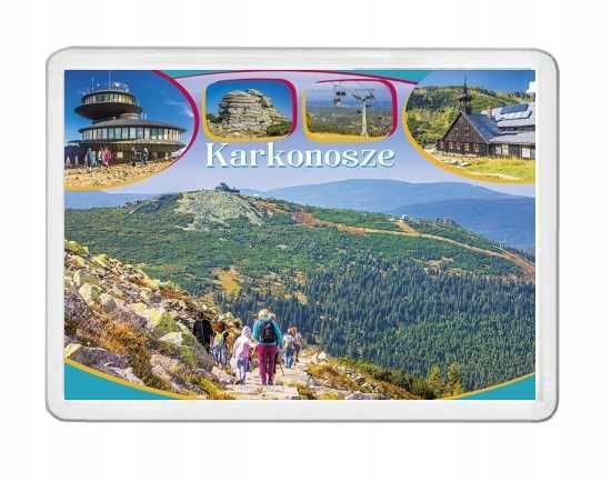 KARKONOSZE magnes na lodówkę akrylowy pamiątka D433