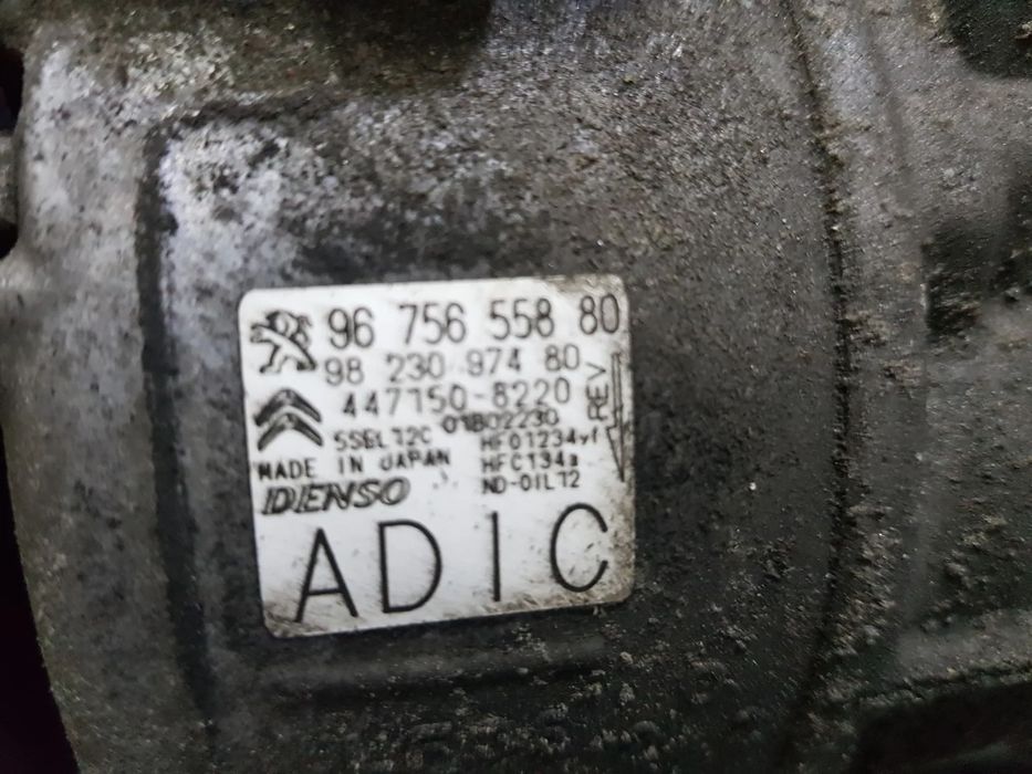 Compressor Ar condicionado Peugeot 5008 208 2008 3008 508 II 1.6 Hdi