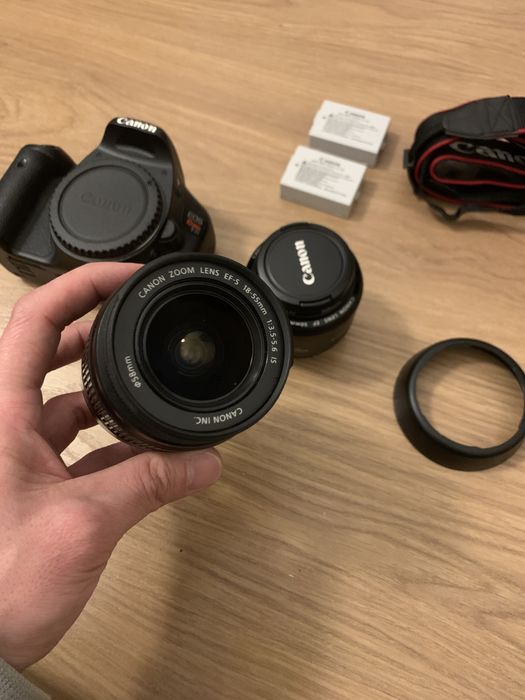 Canon Rebel T2i + Lente 18-55 + Lente 50 + 2 baterias