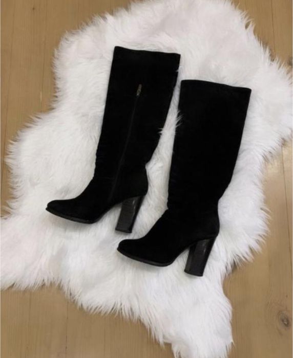 Сапожки зимові 36 розмір замш