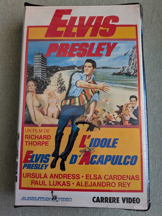 VHS Elvis Presley: L'Idole d'Acapulco (Fun in Acapulco) — Nova / Selada