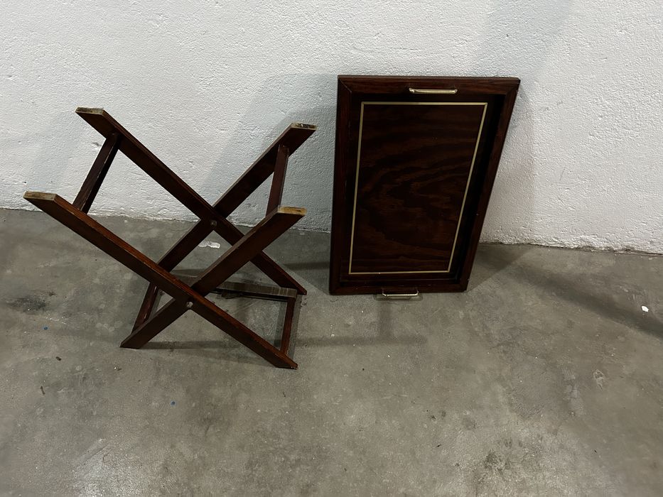 Mesa de madeira Pequena auxiliar