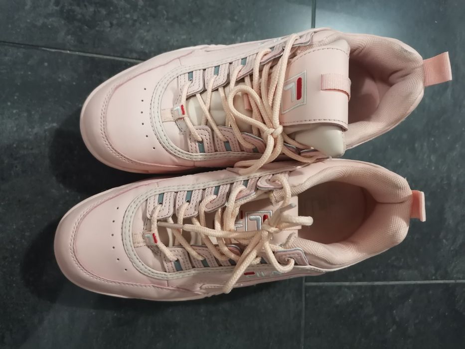 Buty sportowe roz. 39 pudrowy róż