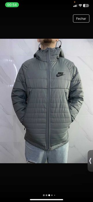Casaco Cinza Nike