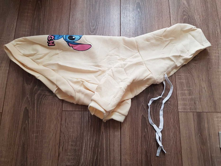 Beżowa bluza z kapturem dla psa Lilo i Stitch Disney XXL ubranko