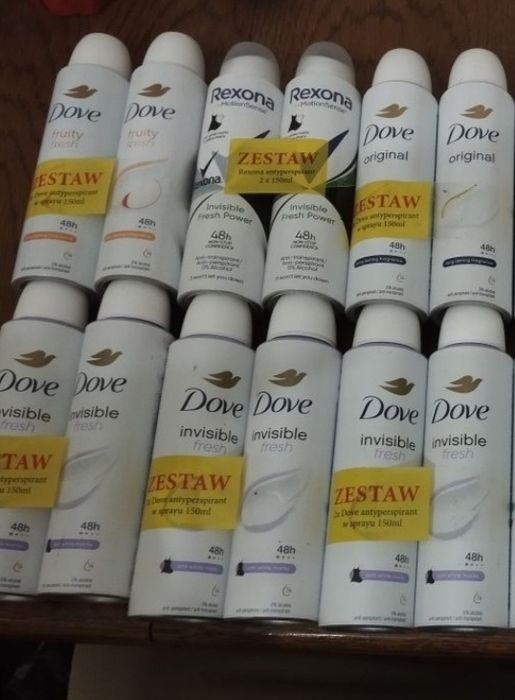 Rexona, dove, antypespiranty damskie