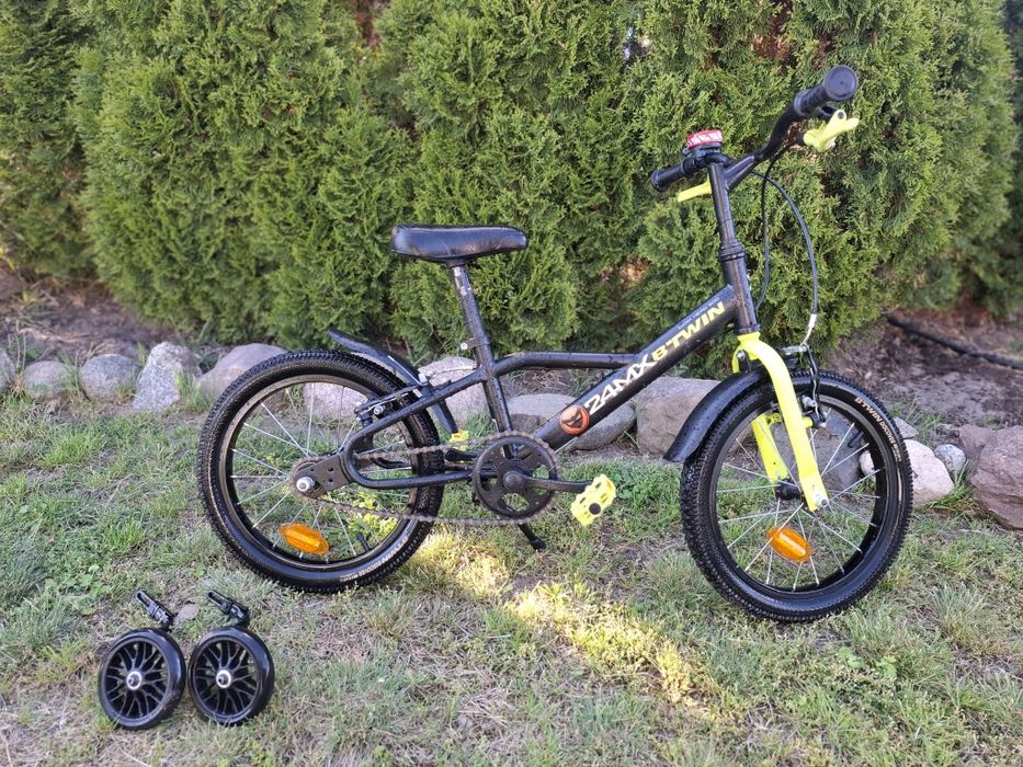 Rower BTwin Dark Hero 500 Decathlon + kółeczka boczne