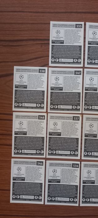 14 cromos uefa champions league 2010-11