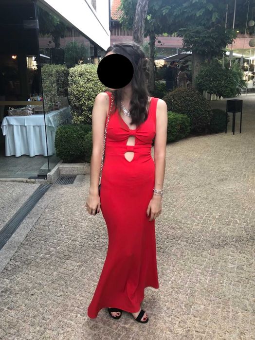 Vestido Cerimónia Vermelho (S/M)