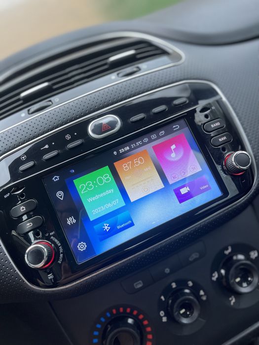 Rádio Android Fiat Punto 2009+