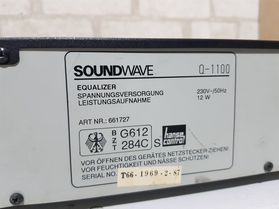 Еквалайзер Soundwave Q-1100+1 б/у з Німеччини