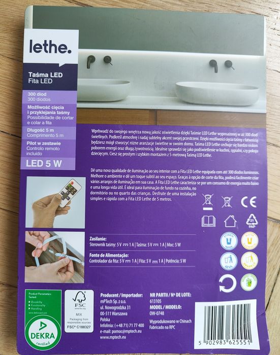 Taśma LED 5 m 300 diod