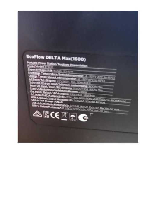 ПРОДАМ зарядну станцію EcoFlow DELTA Max 1600